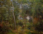 卡米耶 毕沙罗 : The Backwoods of l'Hermitage, Pontoise